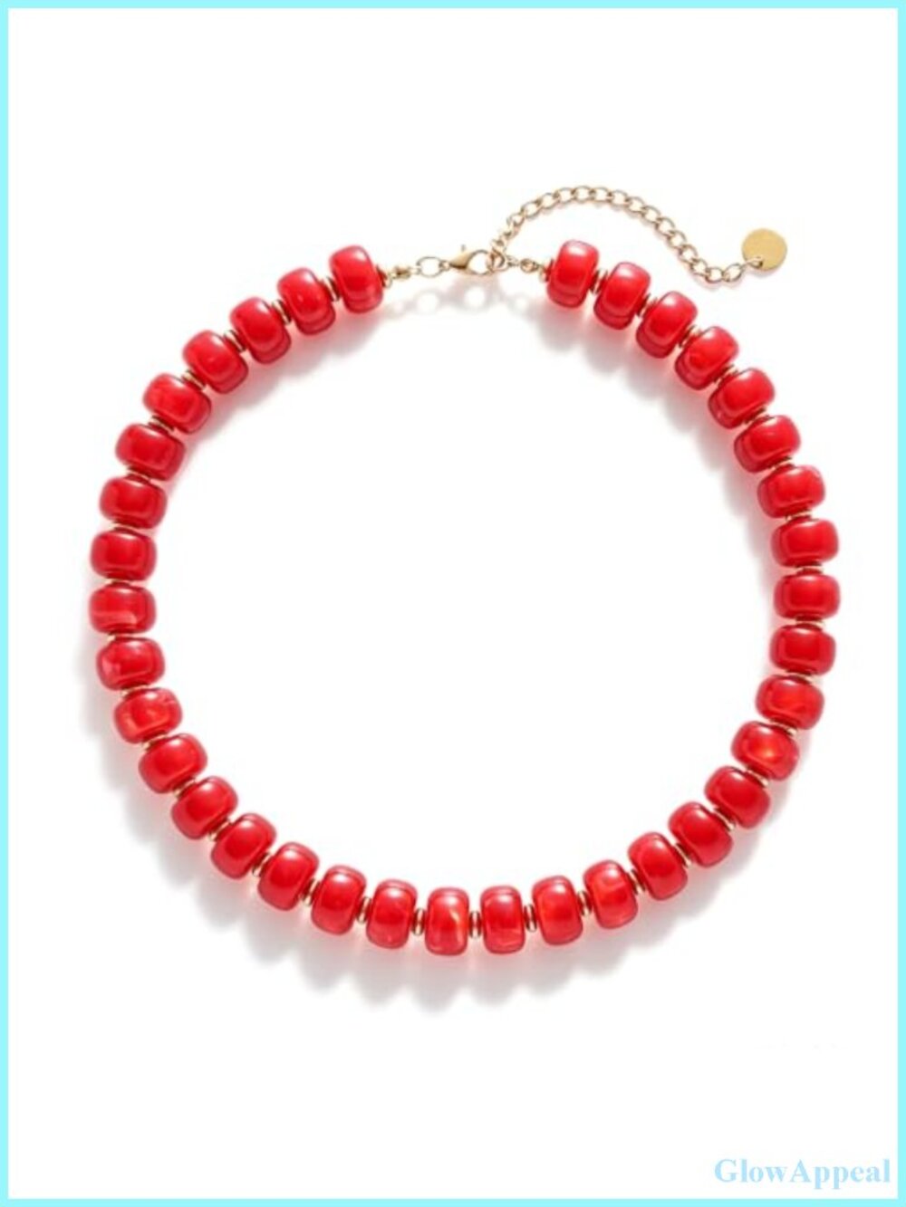 Chunky Beaded Choker Necklace Acrylic Boho Statement Women's Jewelry